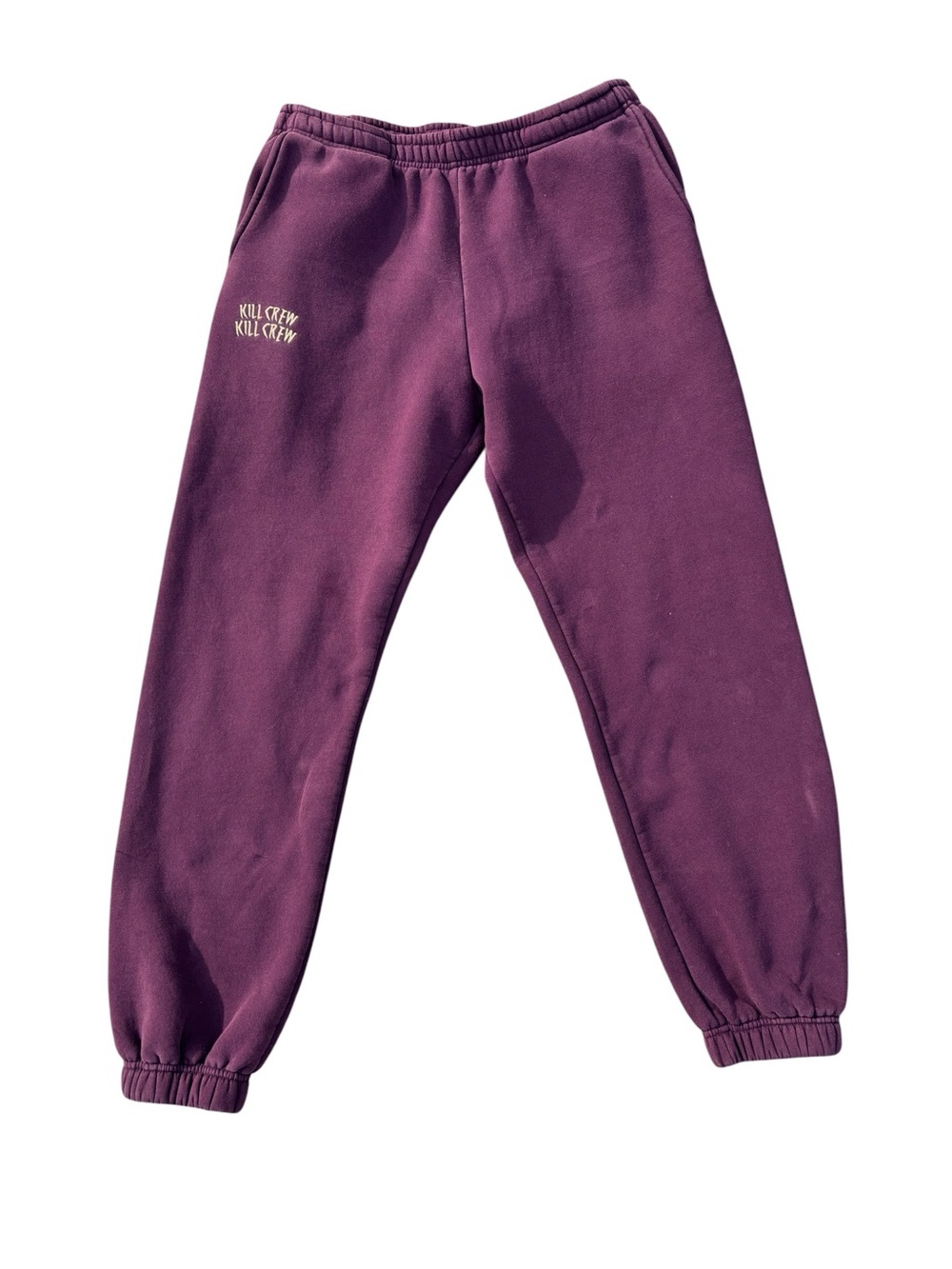 Kill Crew Plum Purple Fleece Joggers